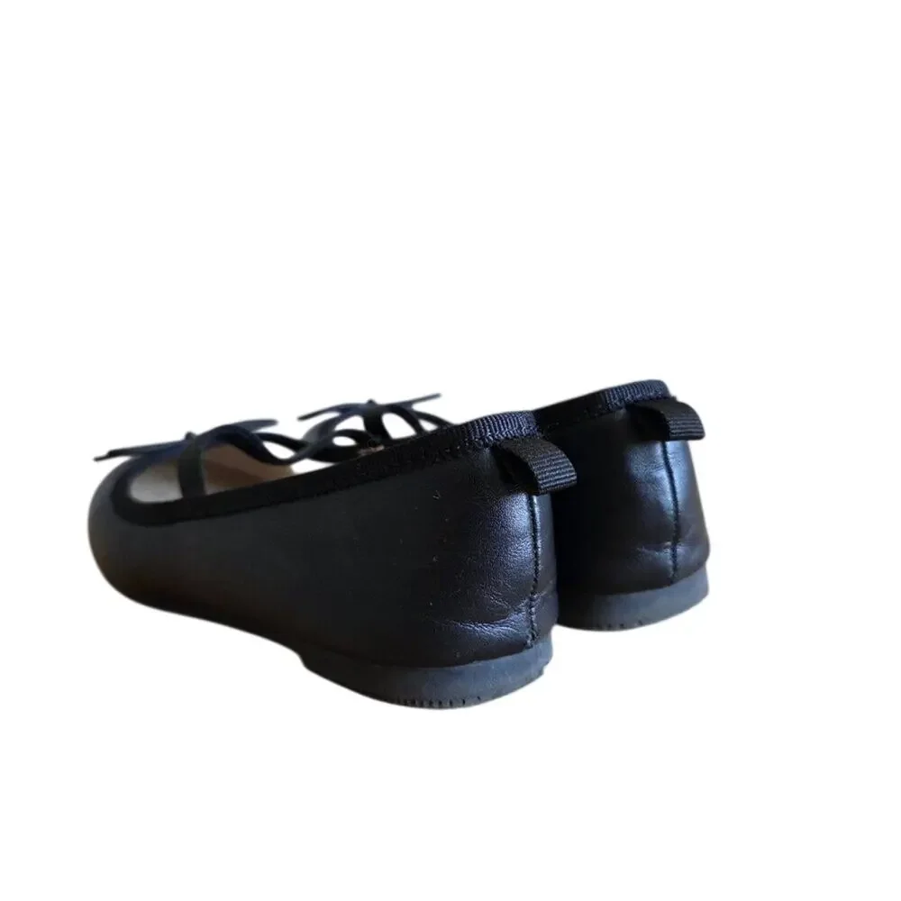 Cat & Jack Ballet Slip On Flats Dress Shoes in Black Toddler Girl's Size 11